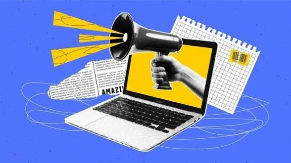 Marketer reviewing paid advertising performance on a laptop